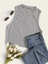 Solid Ribbed Knit Tank Top - 2 Love One