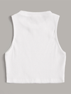 Solid Ribbed Knit Tank Top - 2 Love One