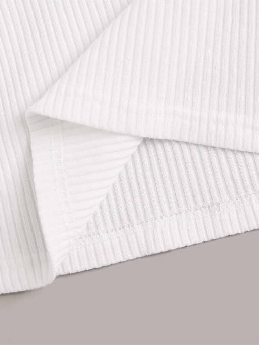 Solid Ribbed Knit Tank Top - 2 Love One