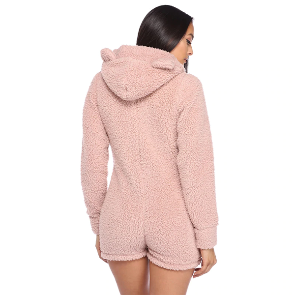 Hooded best sale fleece onesie