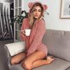 Teddy Bear Hooded Fleece Onesie - 2 Love One