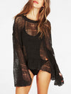 Tiffany Distressed Pullover Sweater - 2 Love One