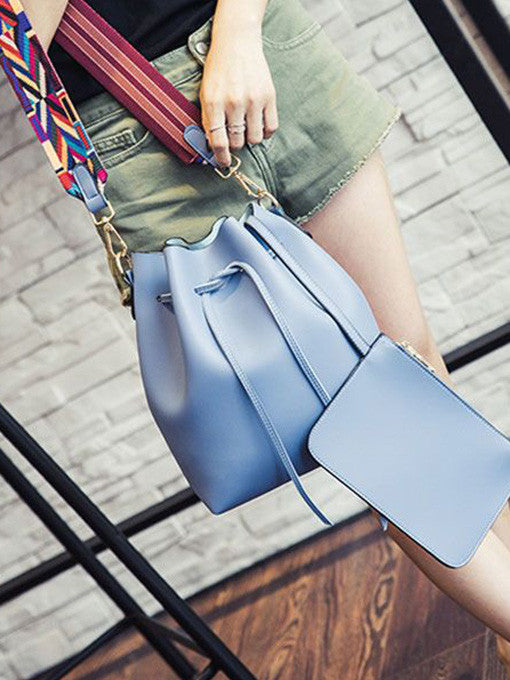 Vera Aztec Strap Bucket Bag - 2 Love One