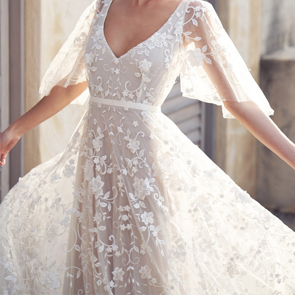 Wanderlust Bohemian Bride Dress - 2 Love One