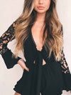 Zendy Lace Sleeves Playsuit - 2 Love One