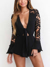 Zendy Lace Sleeves Playsuit - 2 Love One