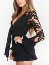 Zendy Lace Sleeves Playsuit - 2 Love One