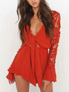 Zendy Lace Sleeves Playsuit - 2 Love One
