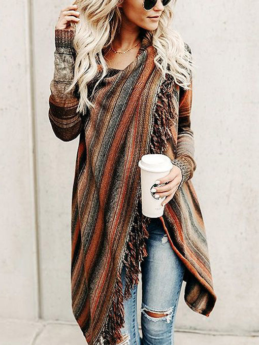 Tassel clearance hem cardigan