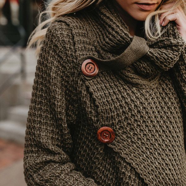 &quot;Calantha&quot; Asy Hem Knit Sweater - 2 Love One