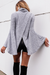 Flared Bell-Sleeve Knit Blouse Gray - 2 Love One