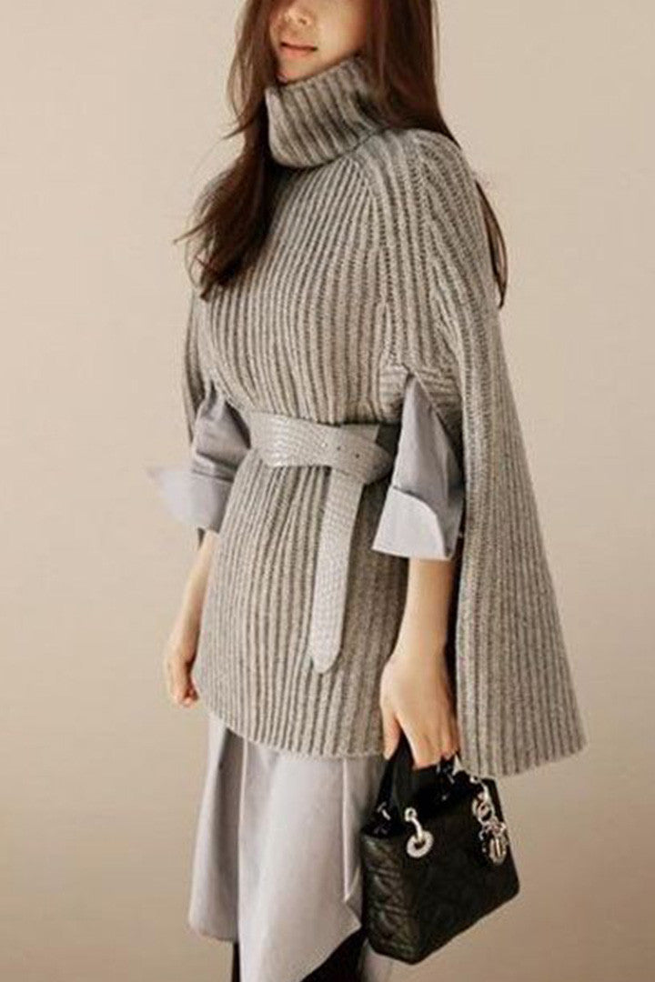 Joni Knit Poncho Top - 2 Love One